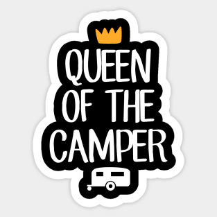 Queen of the camper Sticker